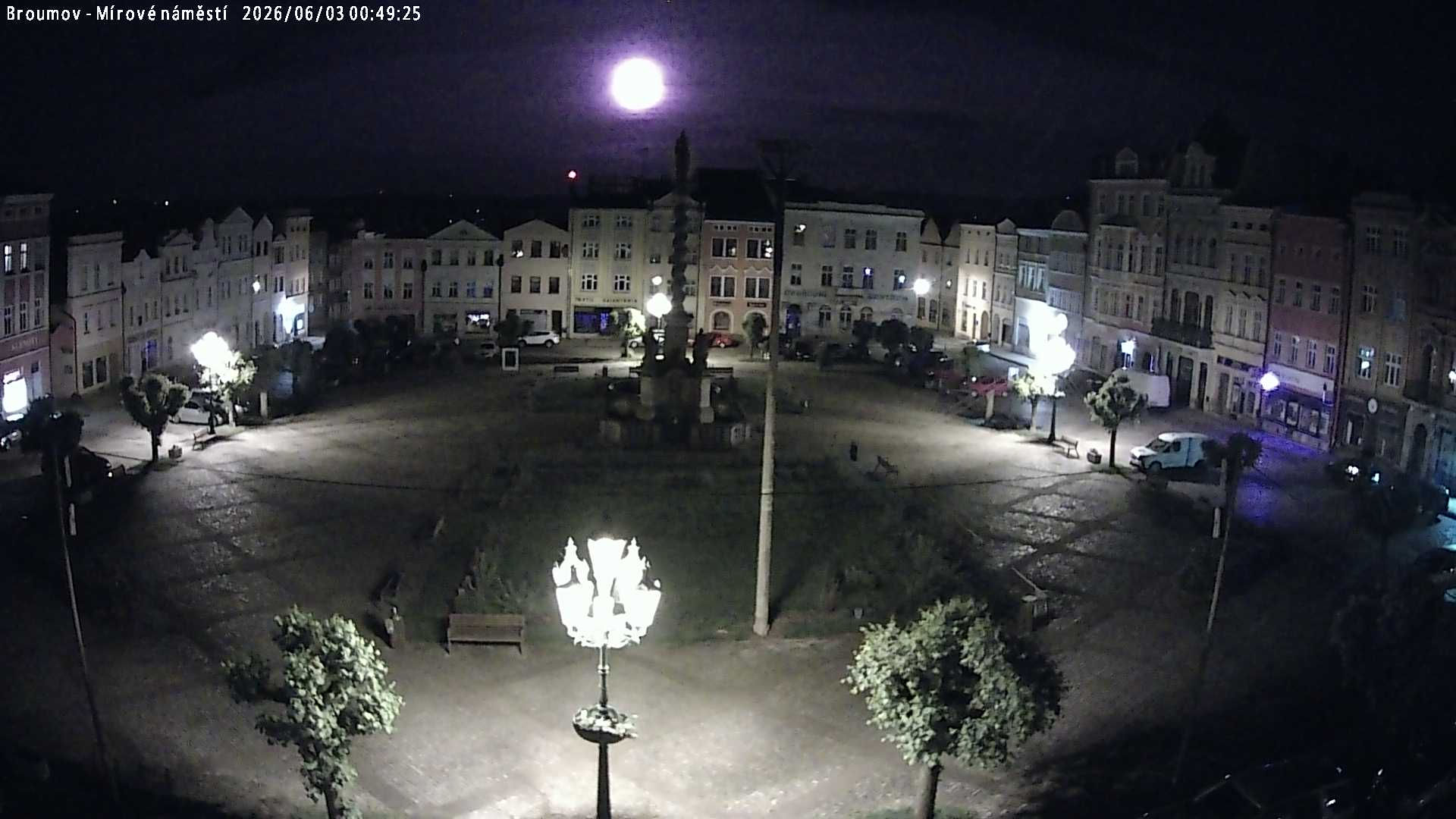 Webkamera Broumov — záběr 1