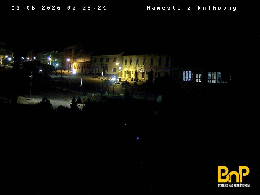 Webkamera Bystřice nad Pernštejnem — záběr 1