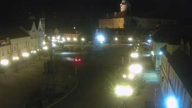Poděbrady Jiřího náměstí webcam