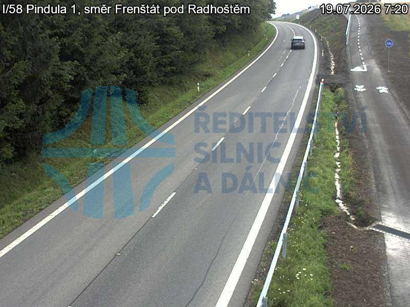 Webkamera I/58 4,3 km — záběr 1
