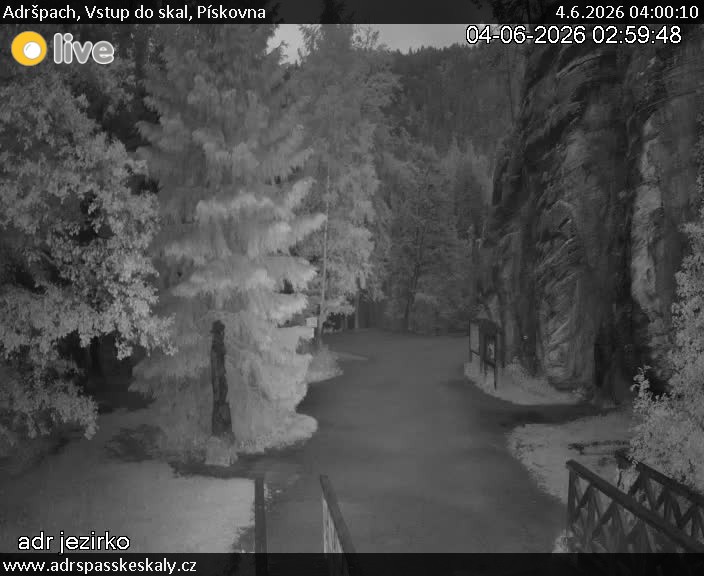 Adršpach webcam