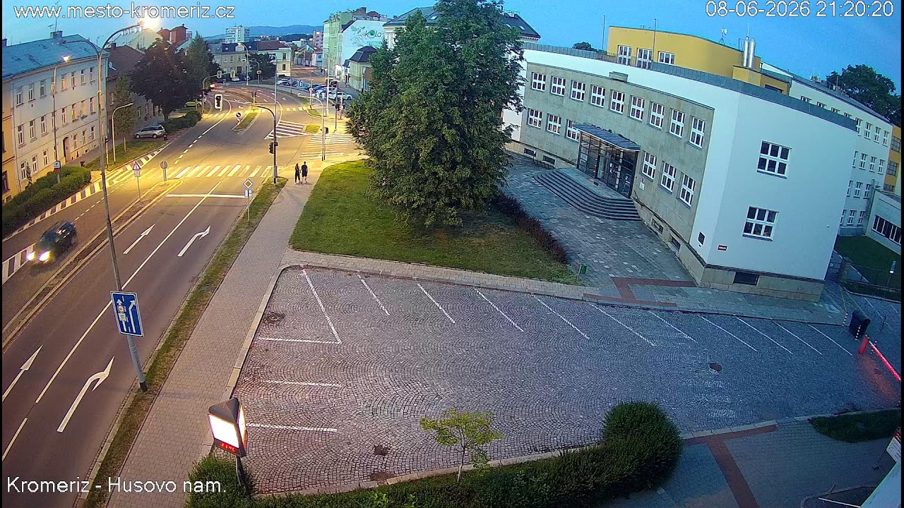 Webkamera Kroměříž Husovo náměstí