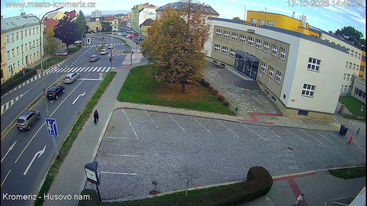 Kroměříž Husovo náměstí