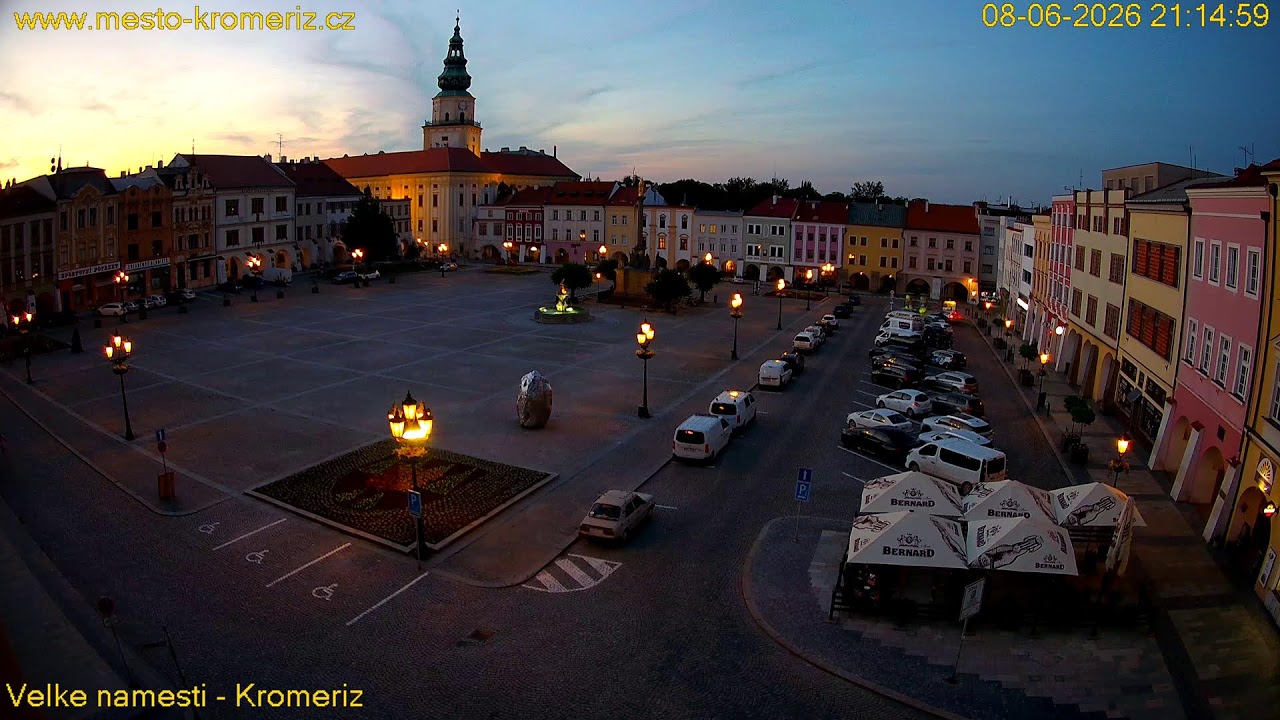 Webkamera Kroměříž Velké náměstí