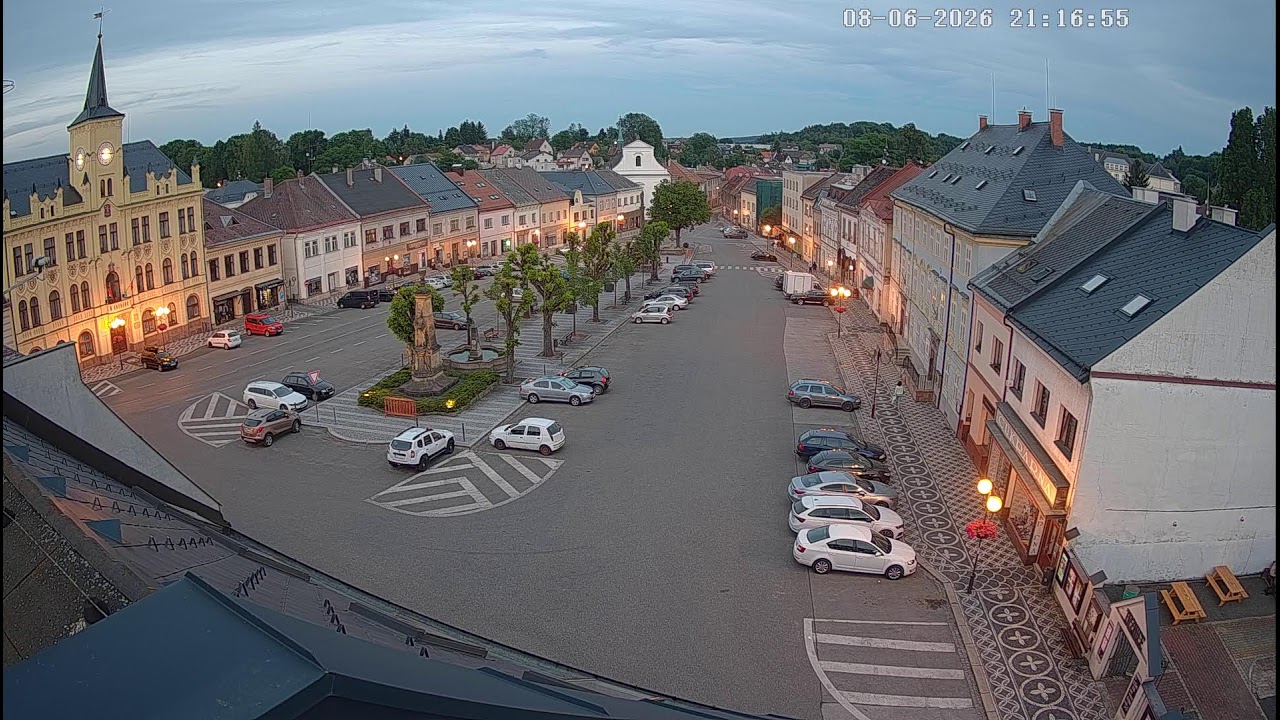 Webkamera Lomnice nad Popelkou Husovo náměstí