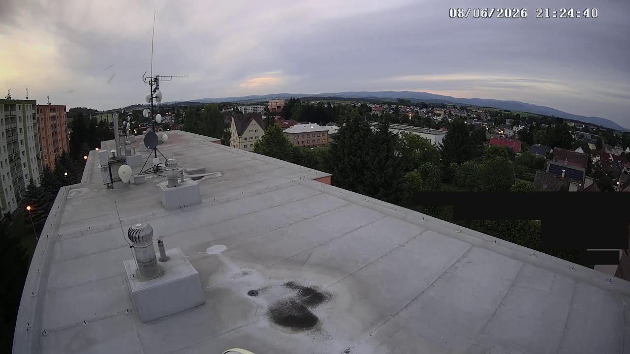 Webkamera Lomnice nad Popelkou panorama