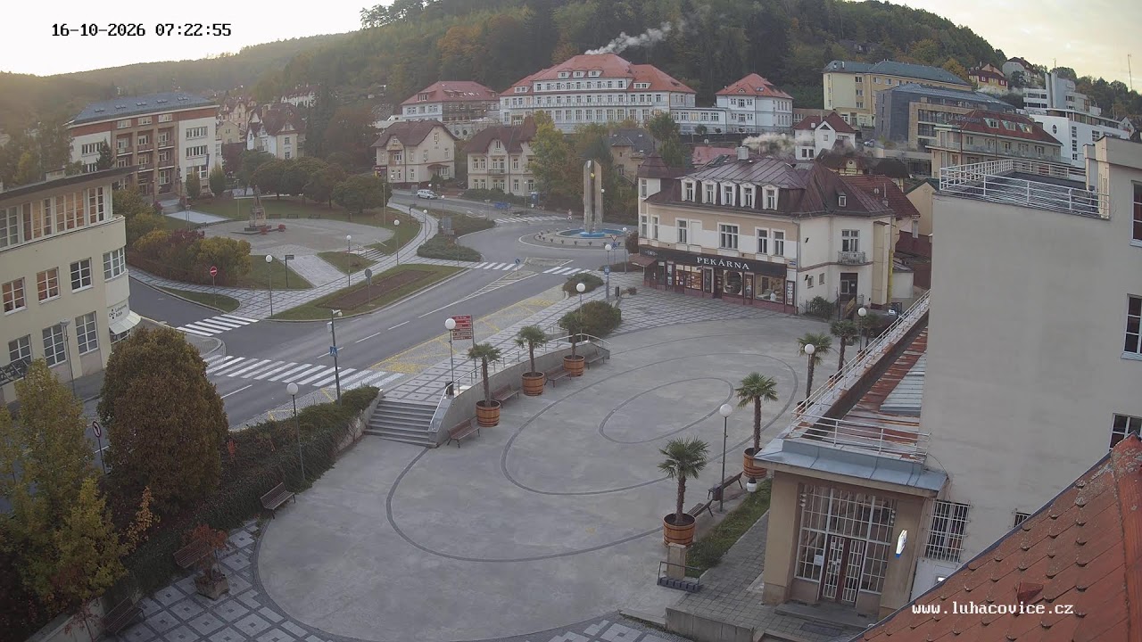 Luhačovice náměstí 28. října