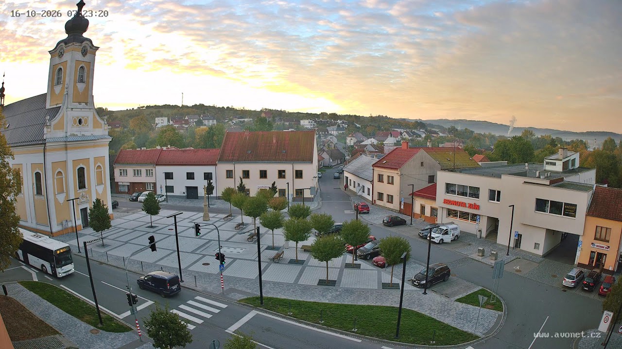 Slušovice náměstí Svobody