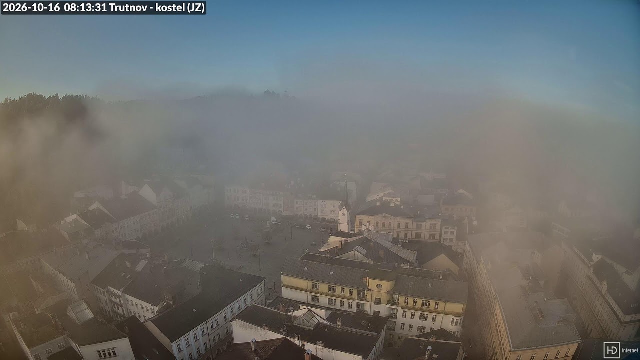 Trutnov panorama z kostela